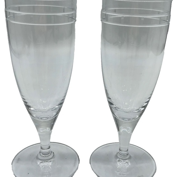 Tiffany & Co. Crystal champagne Flutes with Box - Picture 8 of 10